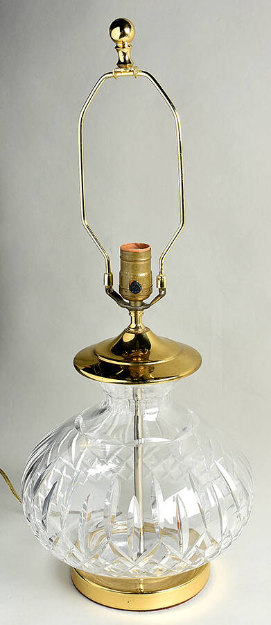 Lismore 21" Electric Lamp Base by Waterford Crystal-1