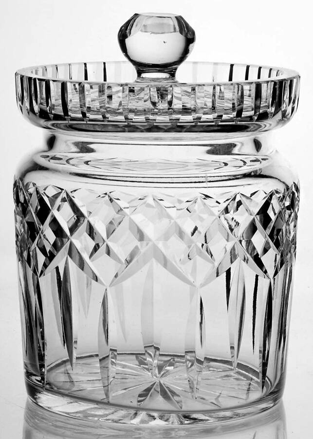 Lismore Biscuit Barrel & Lid by Waterford Crystal-1