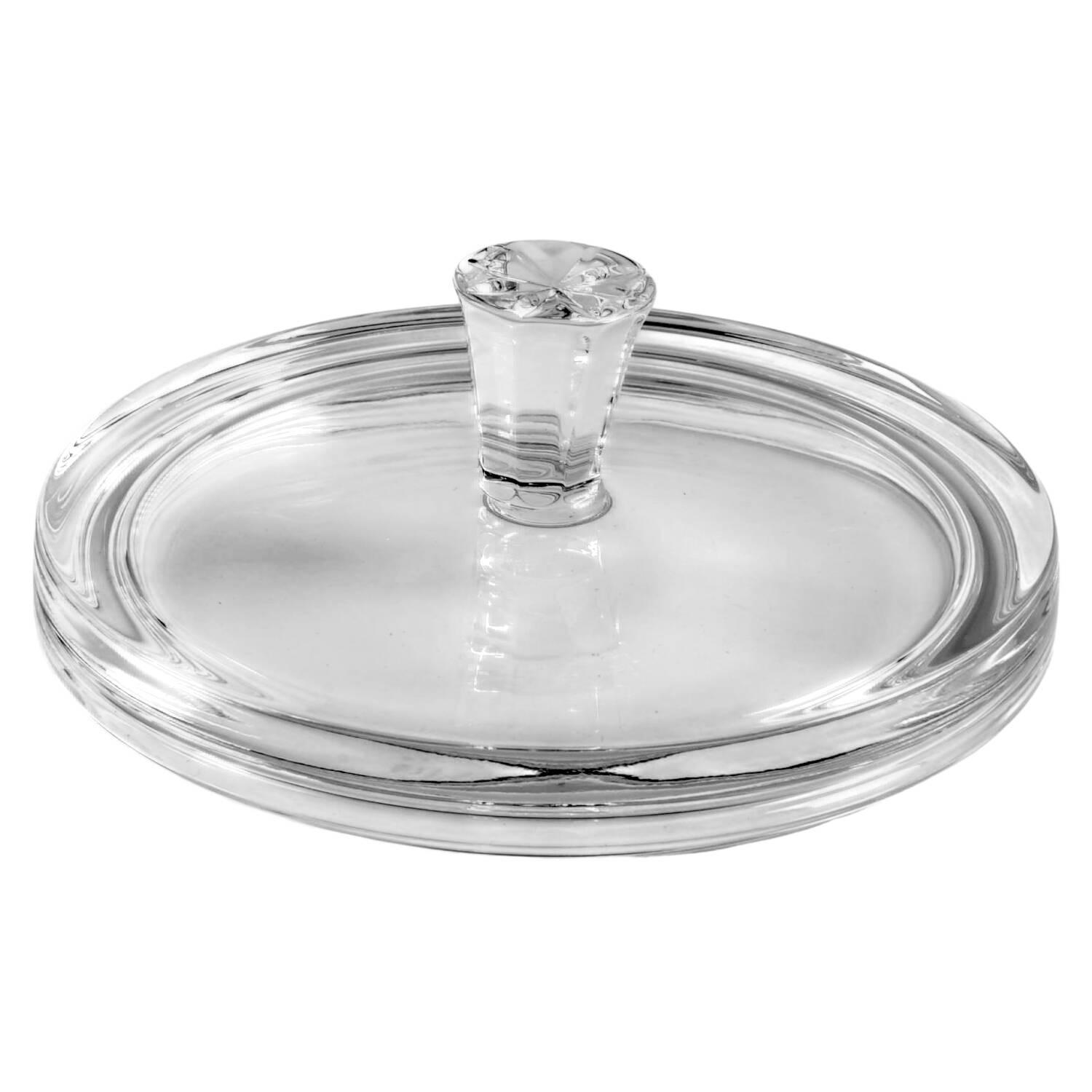 Lismore Lid for Red Biscuit Barrel by Waterford Crystal-1
