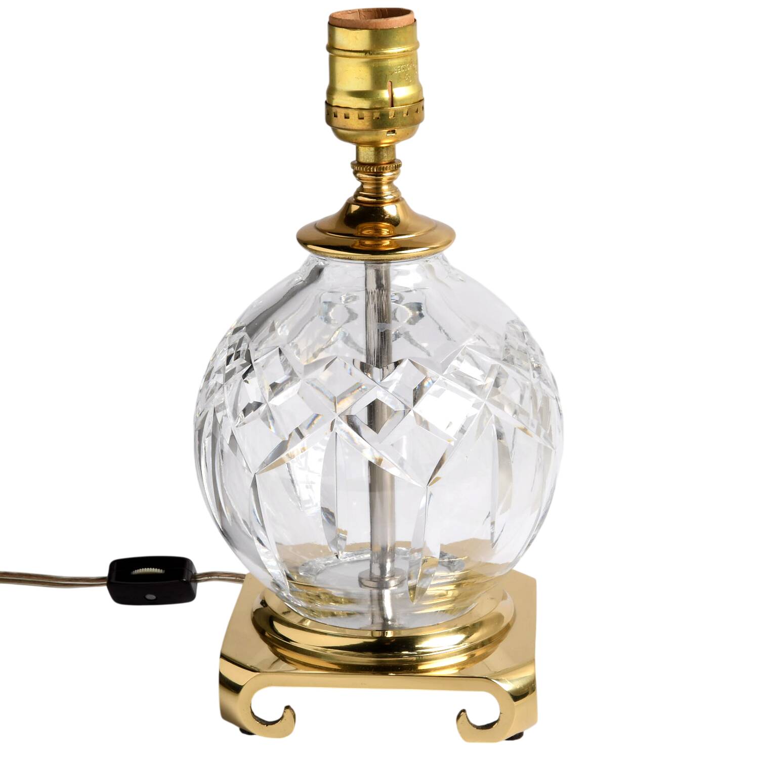 Lismore 10" Electric Lamp Base by Waterford Crystal-1