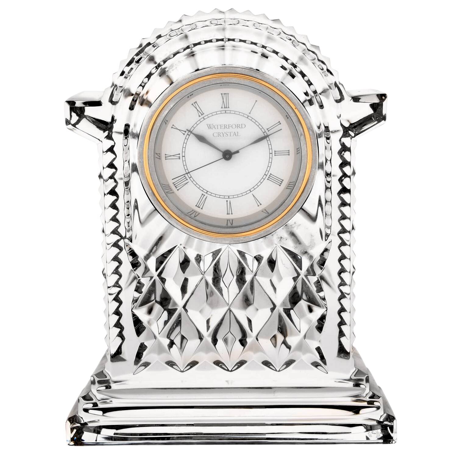 Lismore Carriage Clock by Waterford Crystal-1