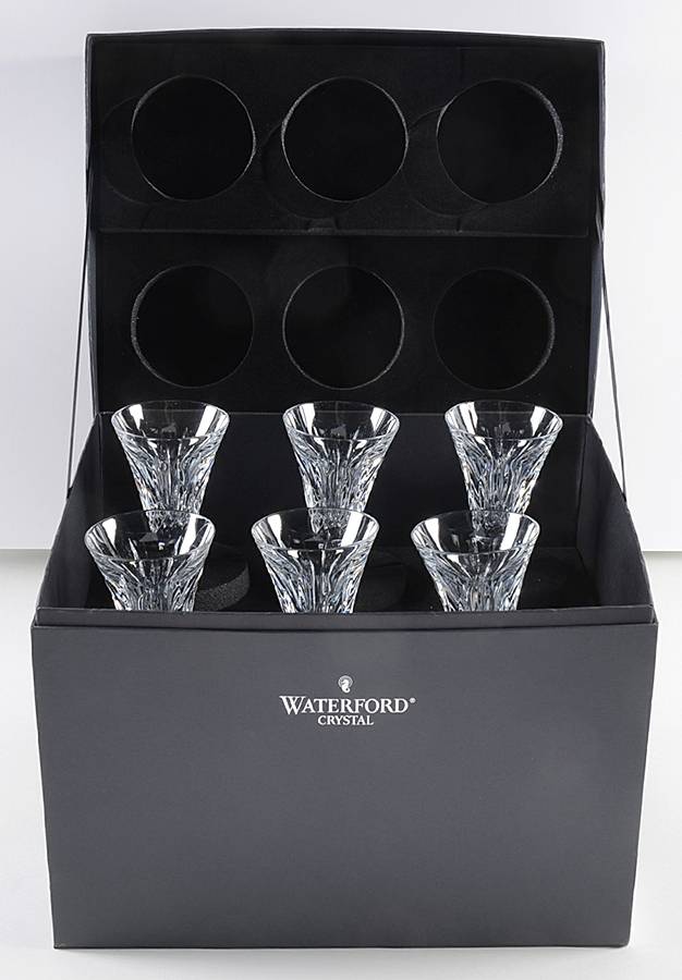 Lismore (Set of 6) Toasting Fluted Champagne by Waterford Crystal-1