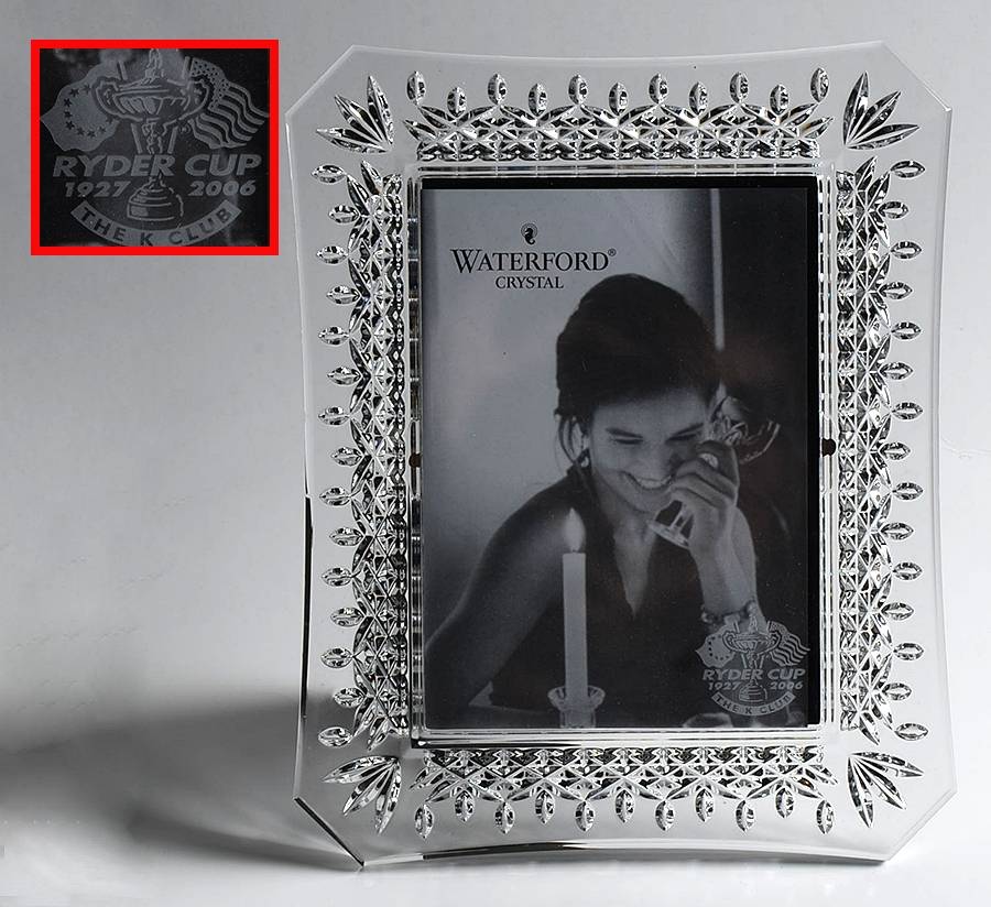 Lismore Frame-Holds 5" X 7" Photo by Waterford Crystal-1