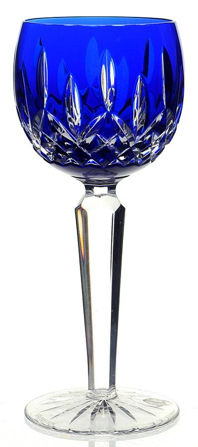Lismore Cobalt Blue Hock Wine by Waterford Crystal-1
