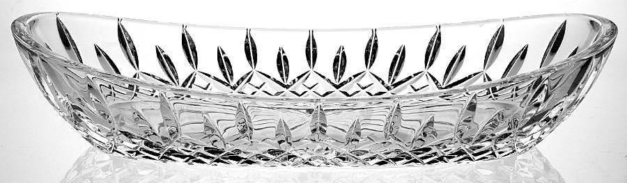 Lismore 10" Oval Celery by Waterford Crystal-1
