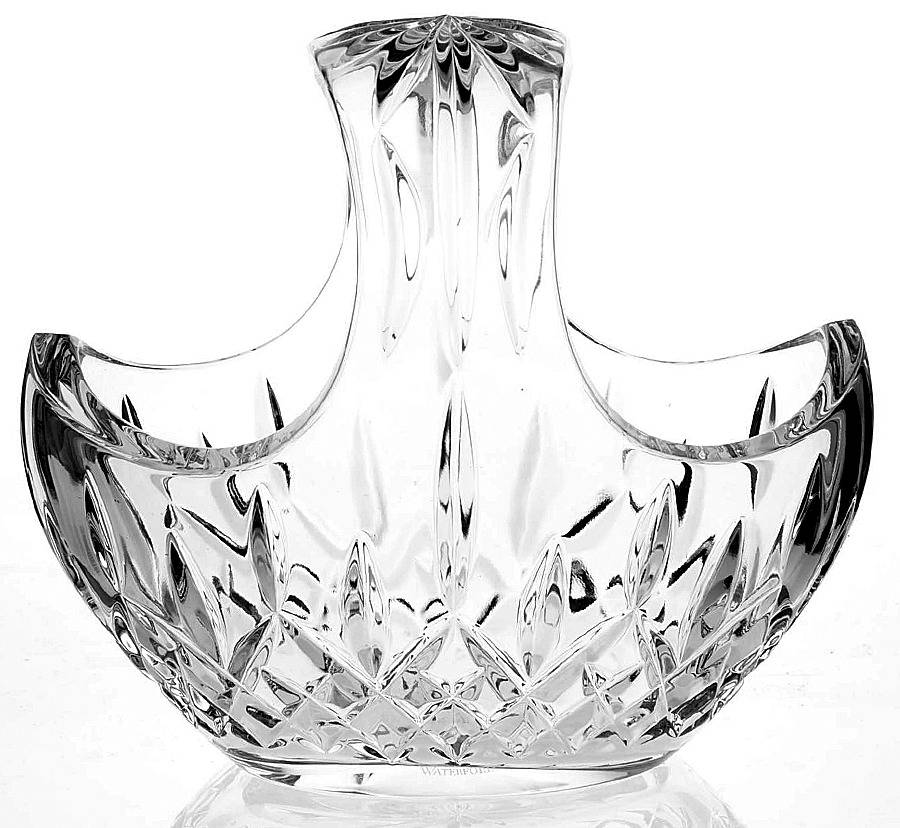 Lismore 7" Handled Basket by Waterford Crystal-1
