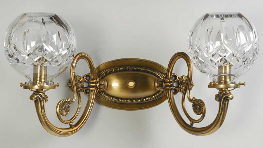 Lismore 2 Arm Electric Wall Sconce by Waterford Crystal-1
