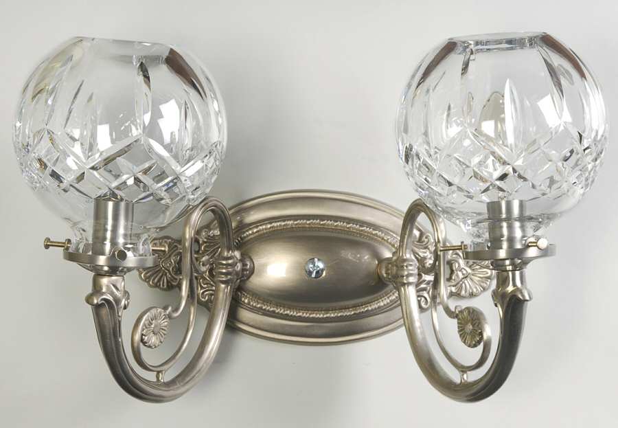Lismore 2 Arm Electric Wall Sconce by Waterford Crystal-1
