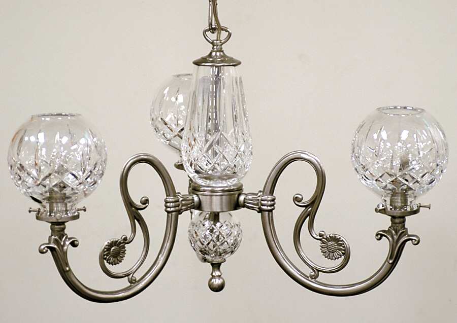 Lismore 3 Arm Chandelier by Waterford Crystal-1