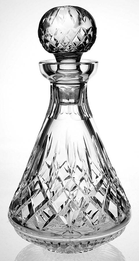 Lismore Roly Poly Decanter & Stopper by Waterford Crystal-1