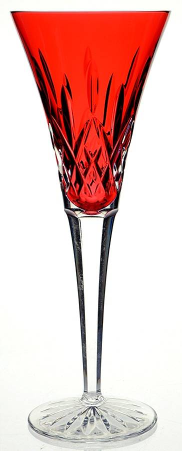 Lismore Crimson Fluted Champagne by Waterford Crystal-1