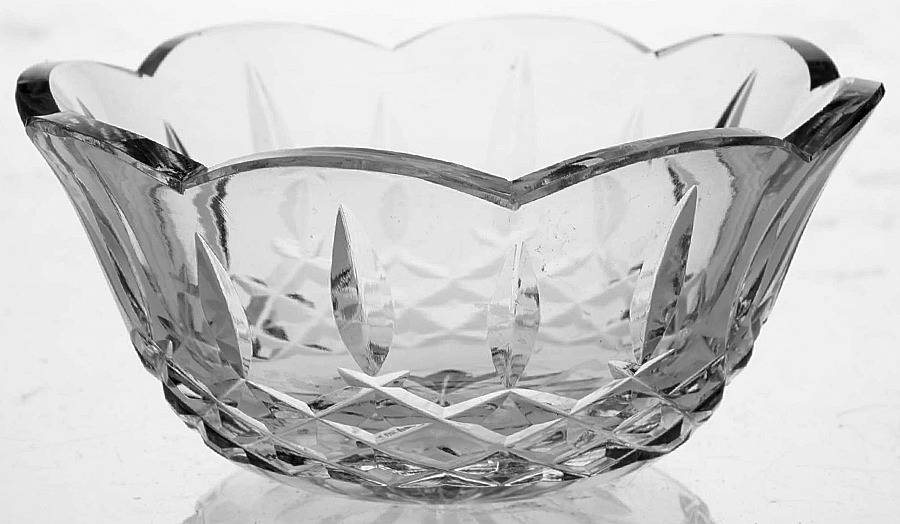 Lismore 5" Scalloped Bowl by Waterford Crystal-1