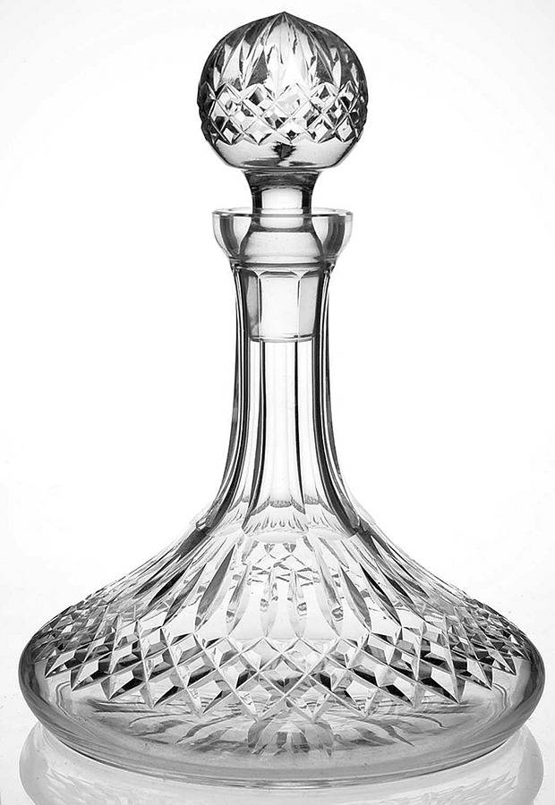 Lismore Ships Decanter & Stopper by Waterford Crystal-1