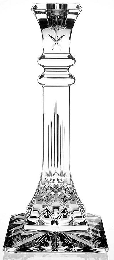 Lismore 10" Tall Single Light Candlestick by Waterford Crystal-1