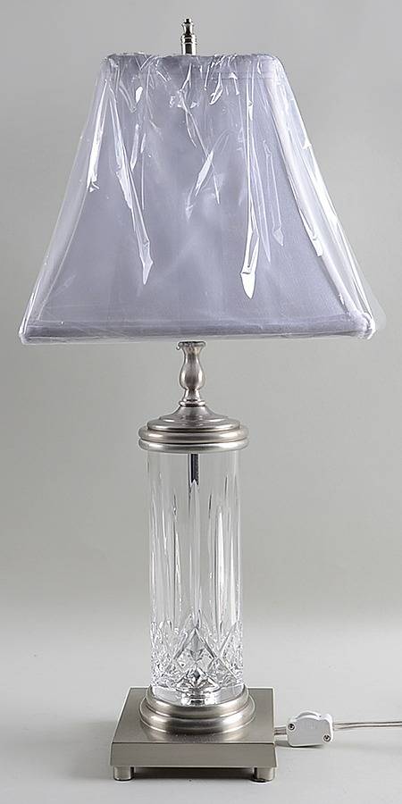 Lismore 22" Electric Lamp & Shade by Waterford Crystal-1