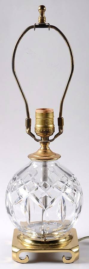 Lismore 10" Electric Lamp Base by Waterford Crystal-1