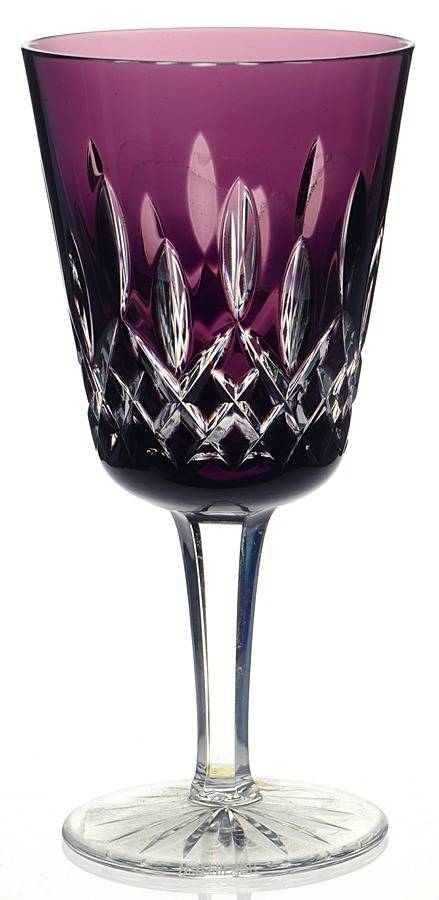 Lismore Amethyst Water Goblet by Waterford Crystal-1