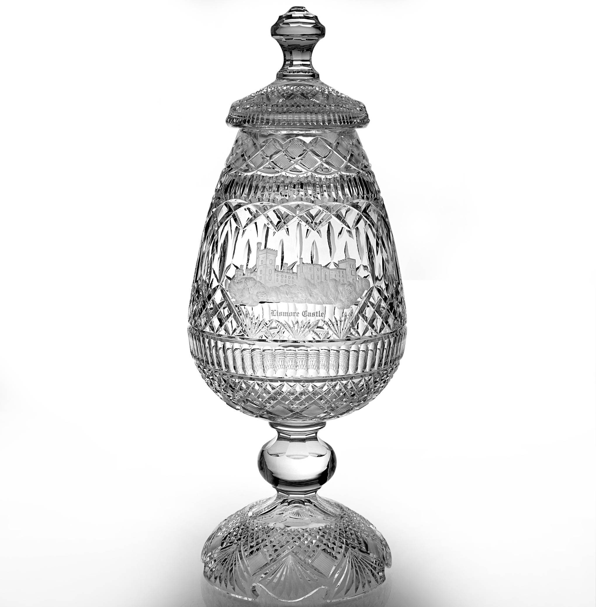 Lismore Urn & Lid by Waterford Crystal-1