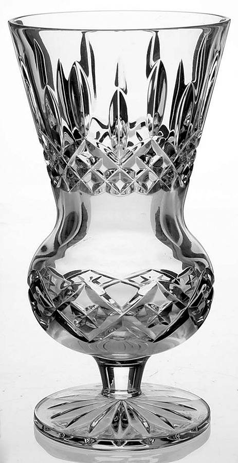 Lismore 7" Thistle Vase by Waterford Crystal-1