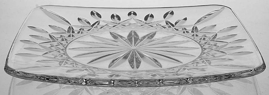 Lismore 8" Square Plate by Waterford Crystal-1