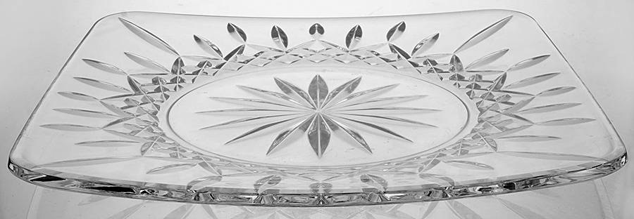 Lismore 12" Square Plate by Waterford Crystal-1