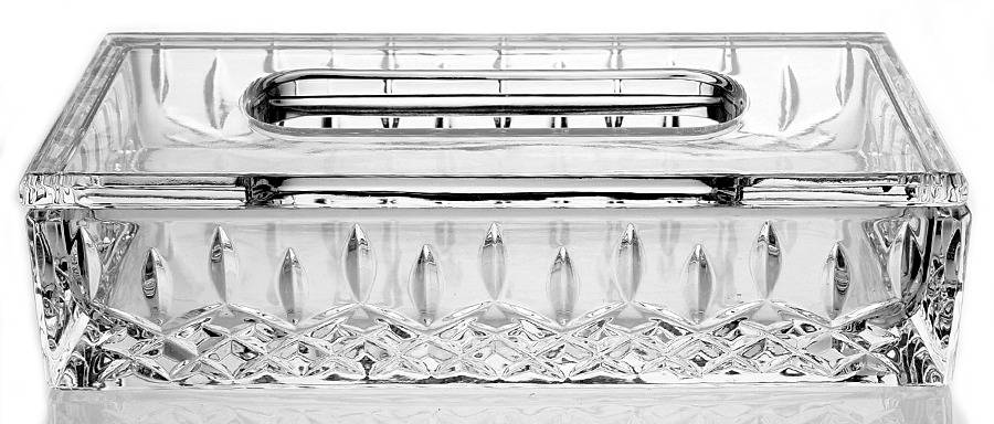 Lismore Tissue Box & Lid by Waterford Crystal-1
