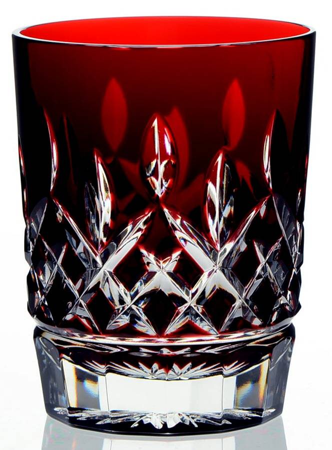 Lismore Red Double Old Fashioned by Waterford Crystal-1