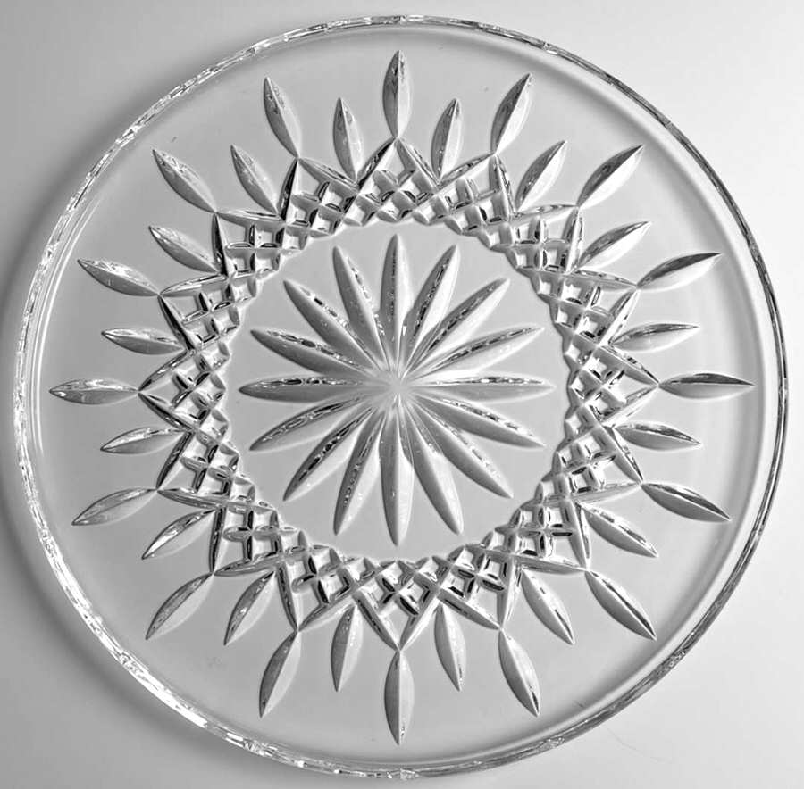 Lismore Cake Plate by Waterford Crystal-1