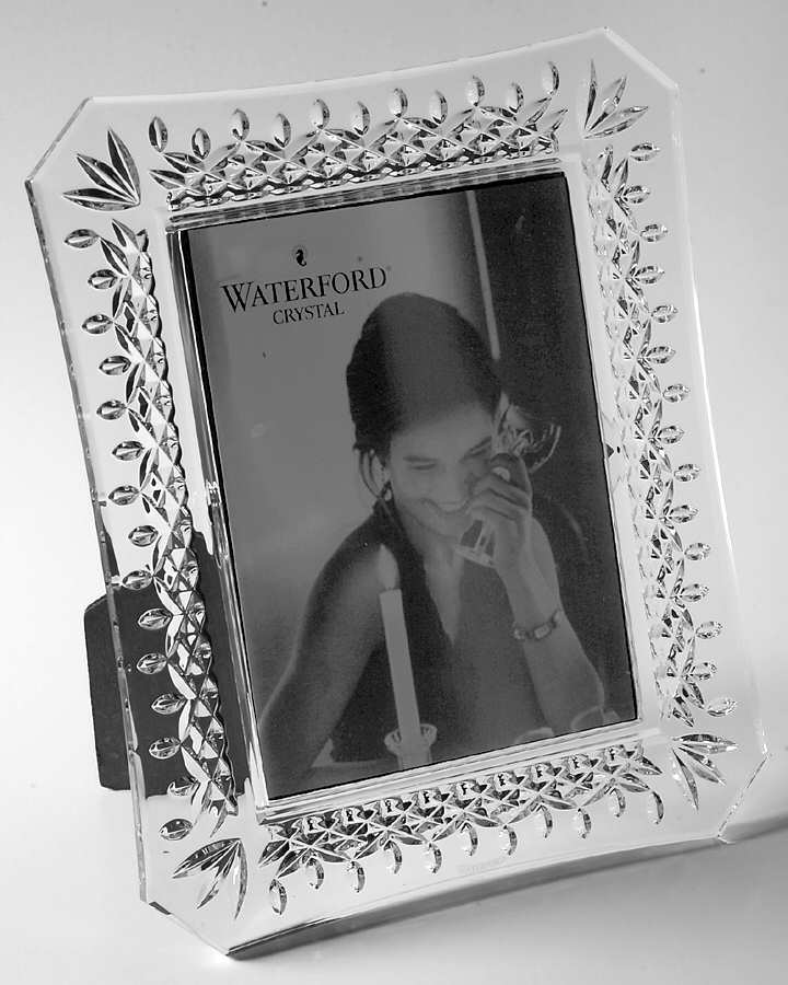 Lismore Frame-Holds 5" X 7" Photo by Waterford Crystal-1