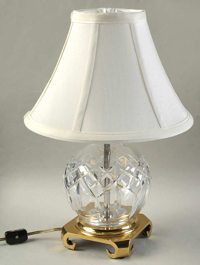 Lismore 10" Electric Lamp & Shade by Waterford Crystal-1