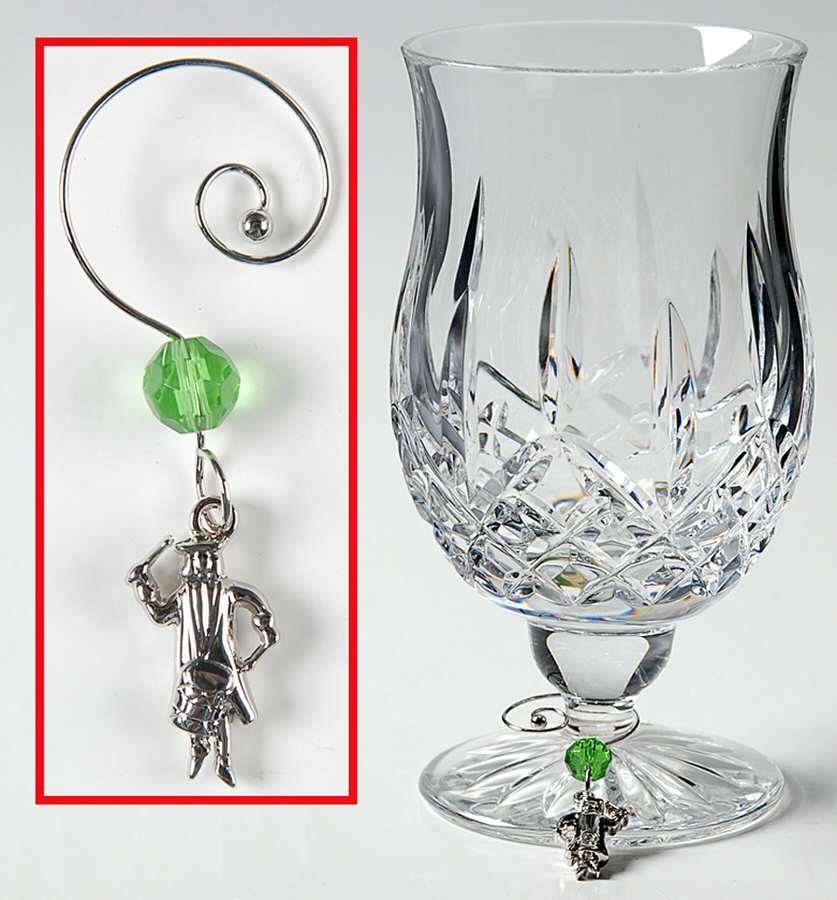 Lismore Punch Glass & Twelve Days of Christmas Charm by Waterford Crystal-1