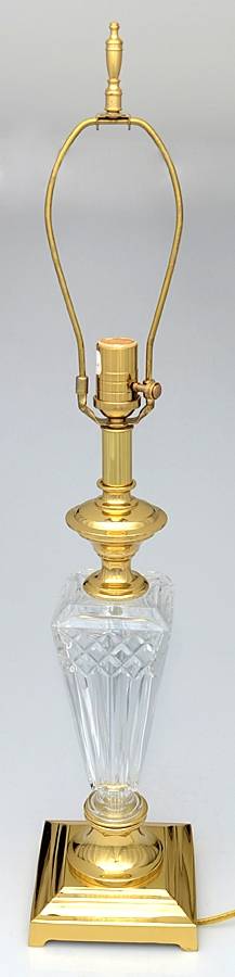 Lissadel Base for Electric Lamp by Waterford Crystal-1