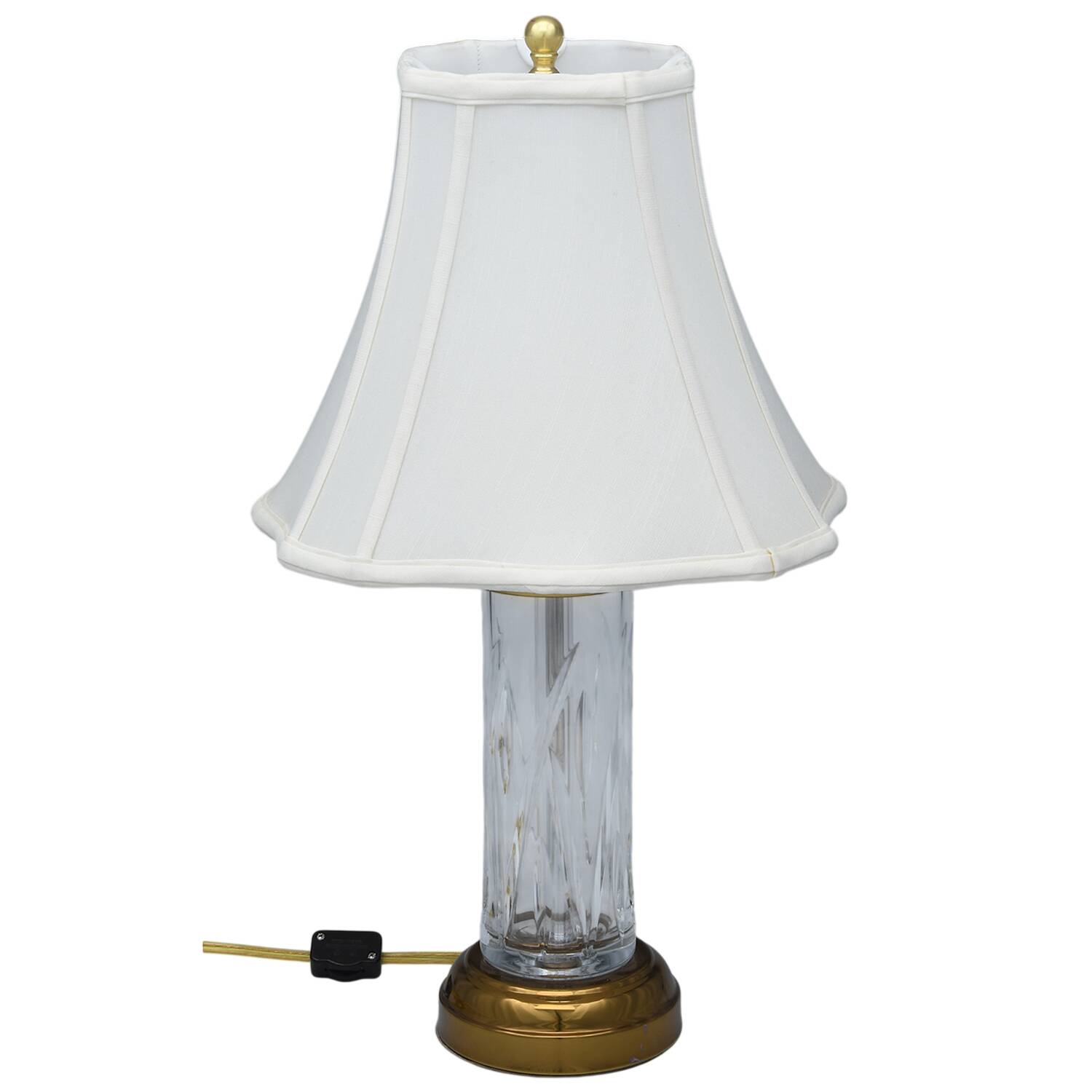 Lucerne 18" Electric Lamp & Shade by Waterford Crystal-1