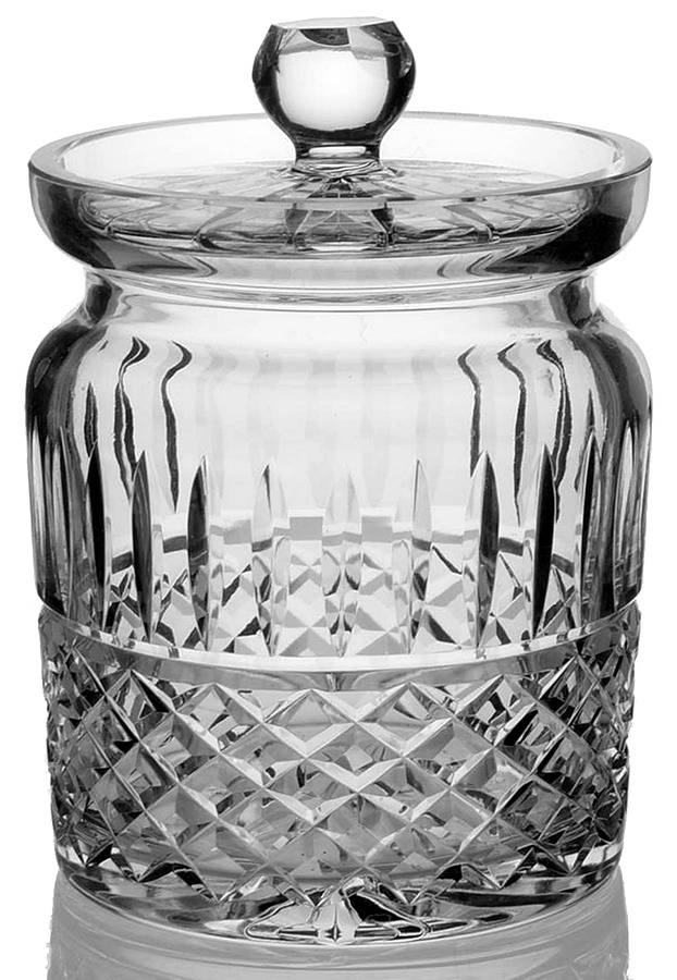 Maeve (Cut) Biscuit Barrel & Lid by Waterford Crystal-1