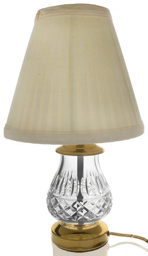 Maeve (Cut) 14" Electric Lamp & Shade by Waterford Crystal-1