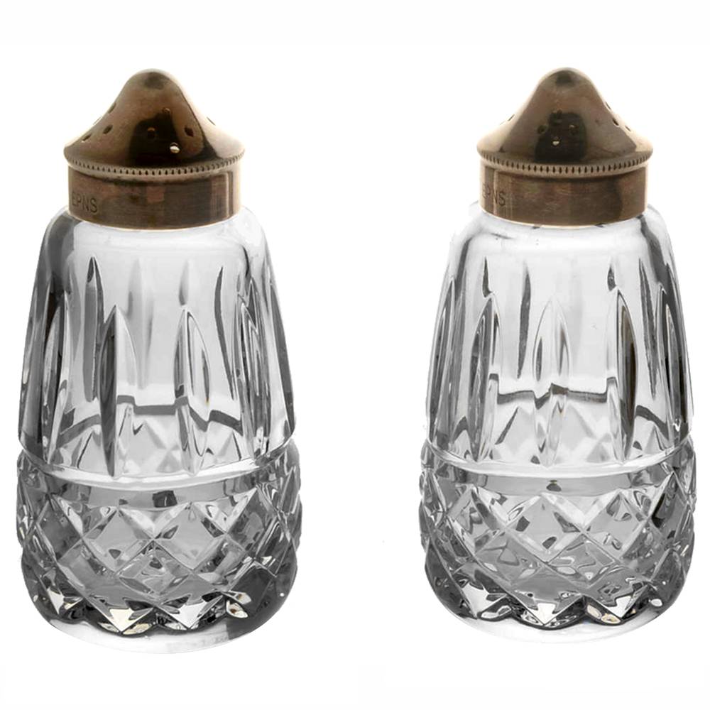 Maeve (Cut) Shaker Set w/Metal Lids by Waterford Crystal-1