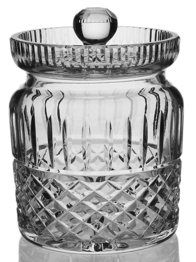 Maeve (Cut) Biscuit Barrel & Lid by Waterford Crystal-1