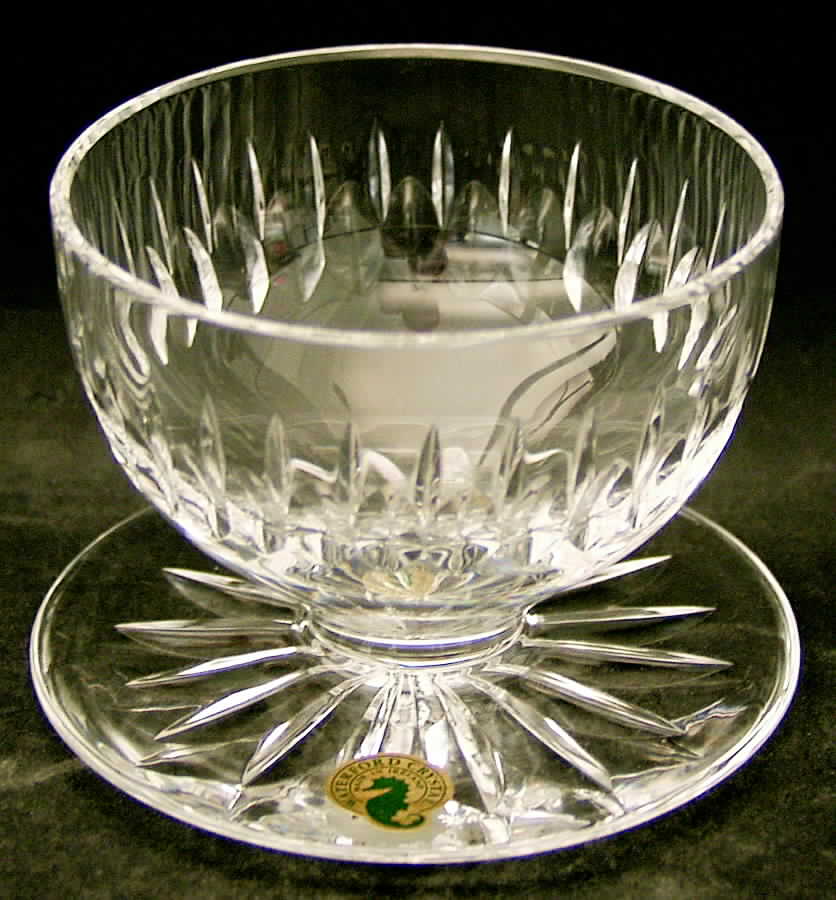 Maureen (Cut) Footed Dessert by Waterford Crystal-1