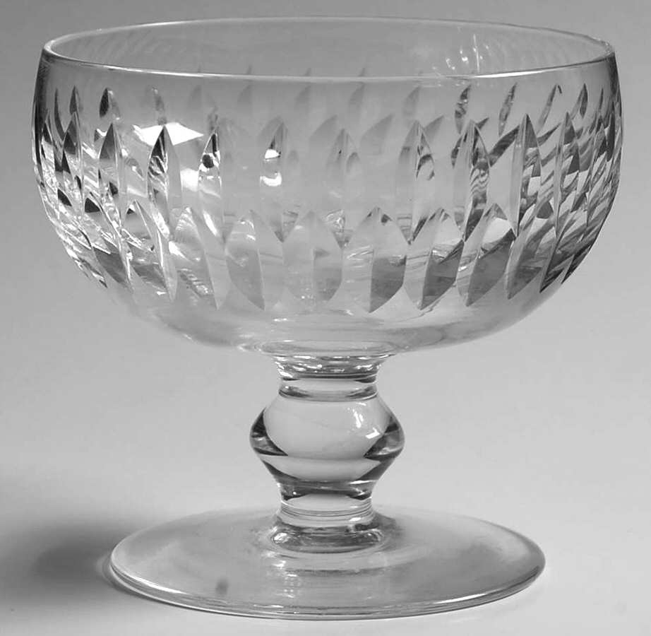 Maureen (Cut) Low Sherbet by Waterford Crystal-1