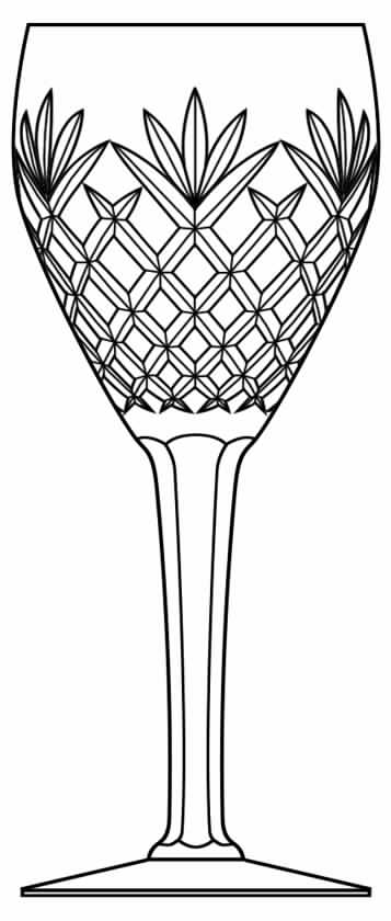 Merano Water Goblet by Waterford Crystal-1