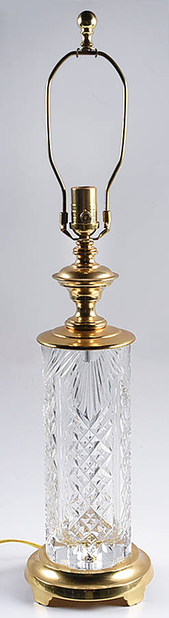 Millennium Series 28" Electric Lamp Base by Waterford Crystal-1