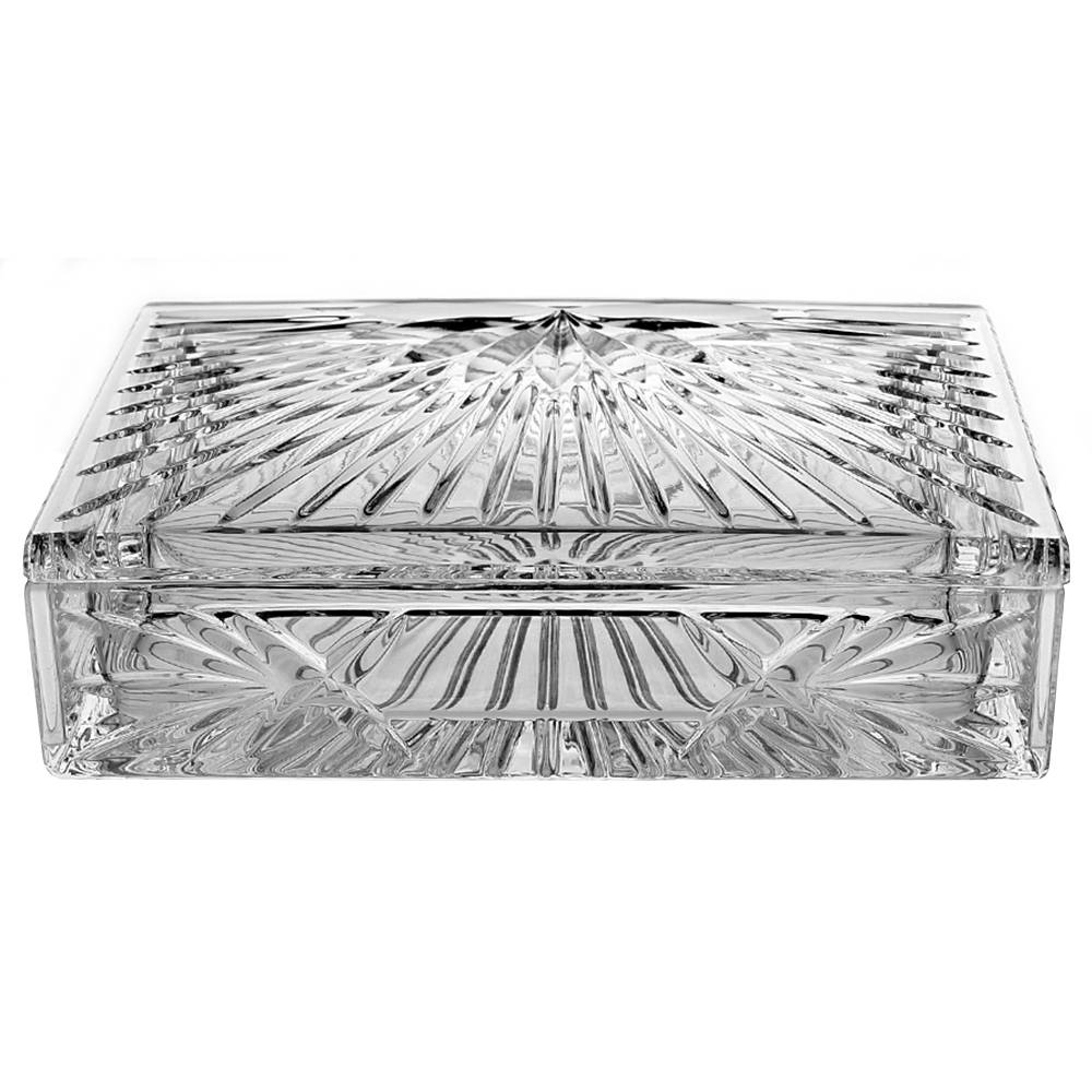 Millennium Series Rectangular Jewel Box with Lid by Waterford Crystal-1
