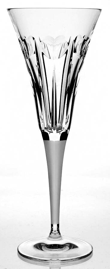 Millennium Series Frosted Stem Fluted Champagne by Waterford Crystal-1