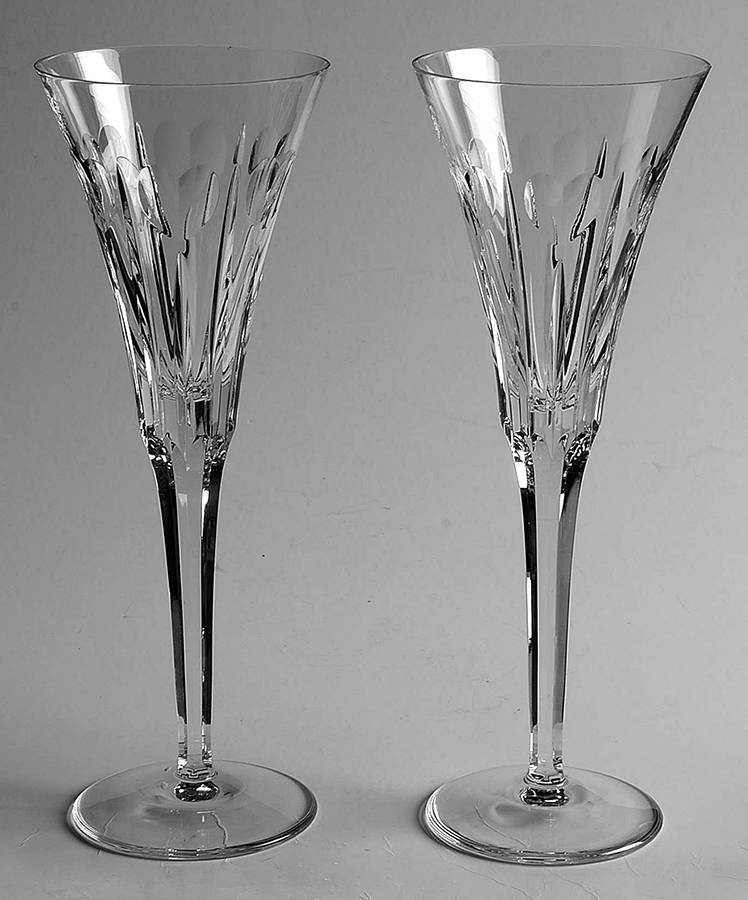 Millennium Series (Set of 2) Fluted Champagne by Waterford Crystal-1