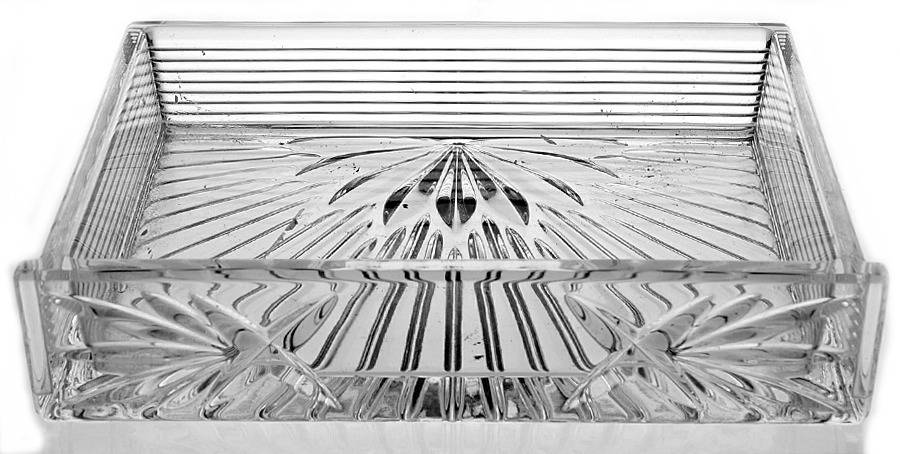 Millennium Series Rectangular Jewel Box No Lid by Waterford Crystal-1