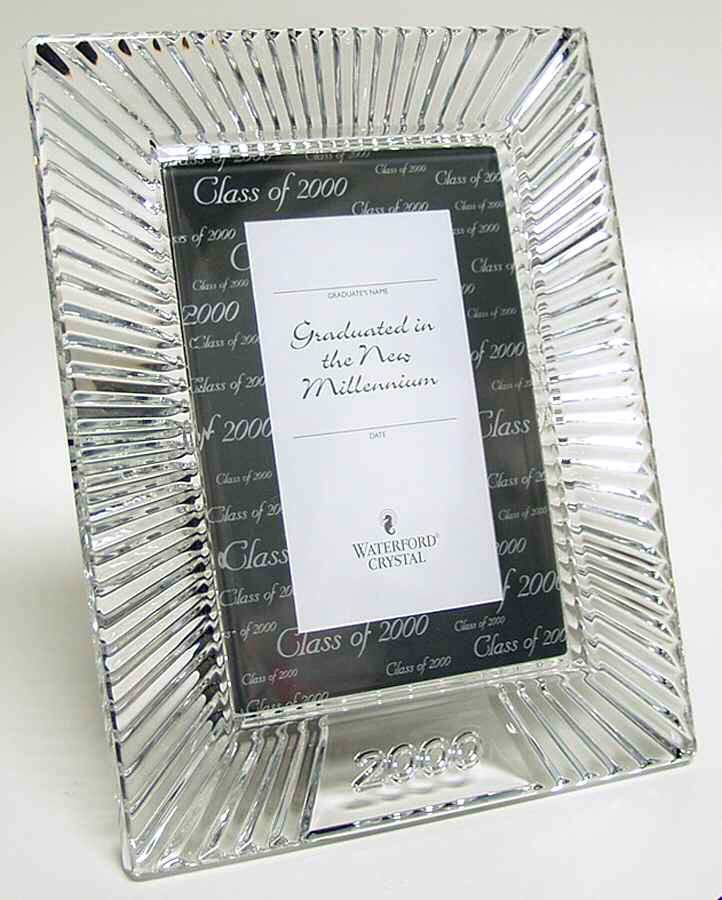 Millennium Series Frame-Holds 4" X 6" Photo by Waterford Crystal-1