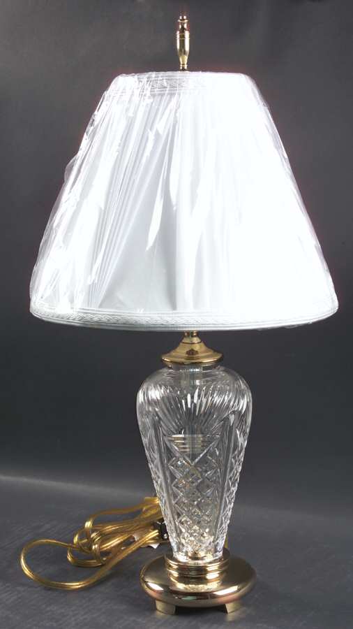 Millennium Series 18" Electric Lamp & Shade by Waterford Crystal-1