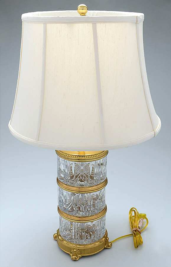 Millennium Series 26" Electric Lamp & Shade by Waterford Crystal-1