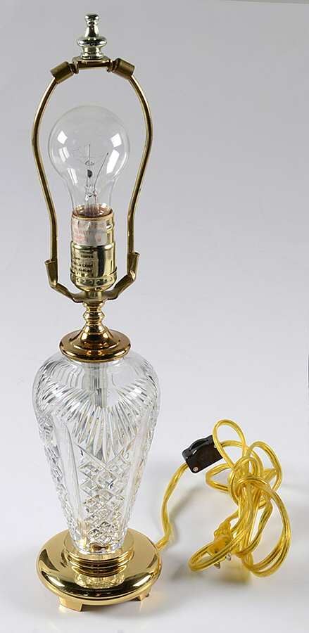 Millennium Series 18" Electric Lamp Base by Waterford Crystal-1