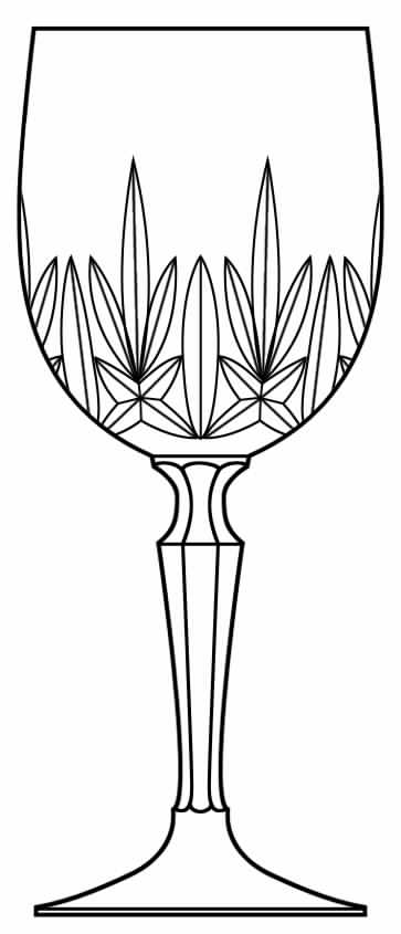 Moonlight Water Goblet by Waterford Crystal-1
